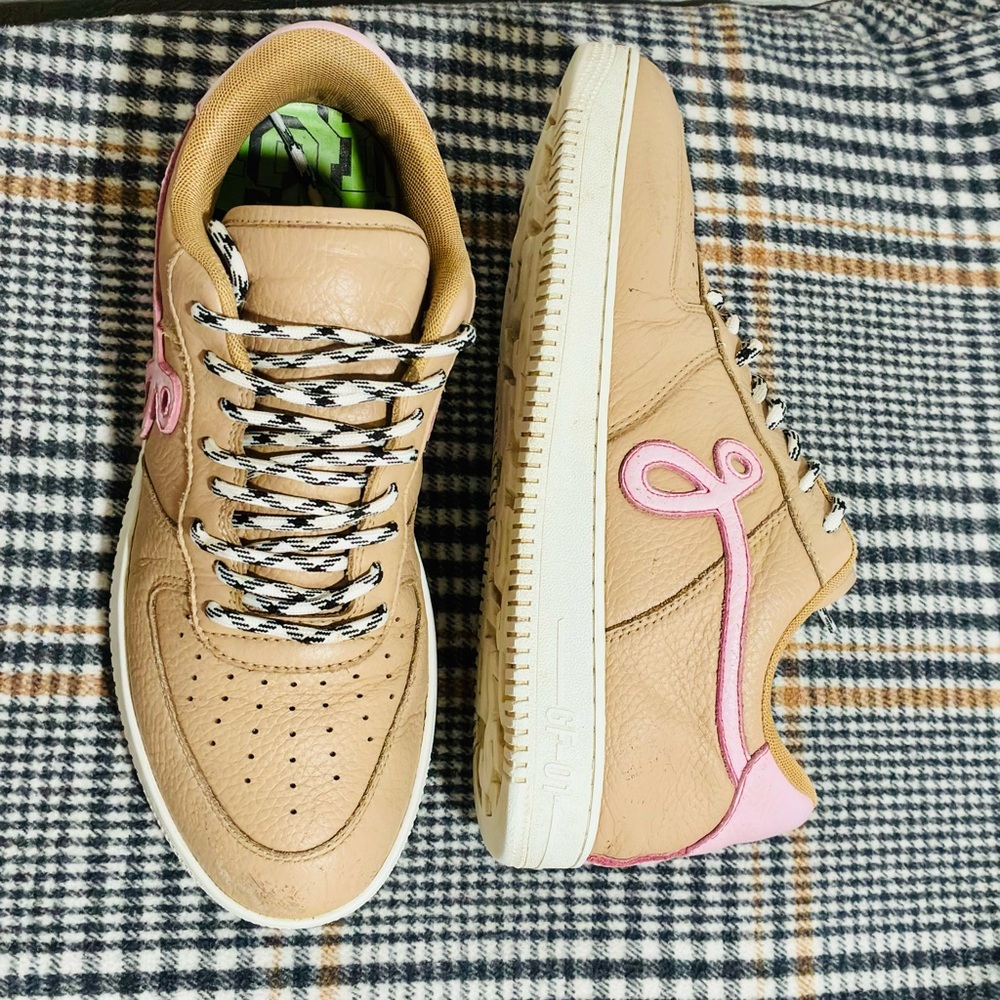 John Geiger GF-01 Tan & Pink DS Mens Size 10